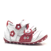 Nino Hakiki Deri Kırmızı Cırtlı Yazlık İlk Adım Ayakkabı thumbnail 1