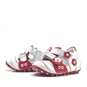 Nino Hakiki Deri Kırmızı Cırtlı Yazlık İlk Adım Ayakkabı thumbnail 3