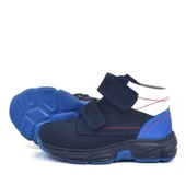 Rakerplus Hakiki Deri Lacivert Cırtlı Kürklü Çocuk Spor Bot thumbnail 4