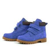 Rakerplus Neson Hakiki Deri Koyu Mavi Cırtlı Çocuk Bot thumbnail 5