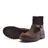 Rakerplus Garuda Hakiki Deri Kahve Fermuarlı Çocuk Bot thumbnail 5