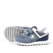 Rakerplus Hakiki Deri Gri Cırtlı Erkek Bebek Spor Ayakkabı - 4