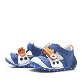 Nino Hakiki Deri Turuncu Cırtlı Yazlık İlk Adım Ayakkabı thumbnail 3