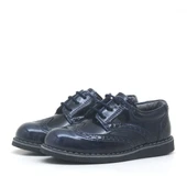 Rakerplus Hidra Lacivet Rugan Bağcıklı Günlük Erkek Bebek Ayakkabı - 3