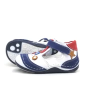 Lacivert Hakiki Deri Cırtlı Erkek Bebek Ayakkabı Patik thumbnail 4