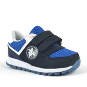 Rakerplus Hakiki Deri Lacivert Cırtlı Erkek Bebek Spor Ayakkabı thumbnail 1