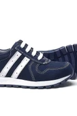 Rakerplus Hakiki Deri Lacivert Fermuarlı Erkek Çocuk Spor Okul Ayakkabı - 6