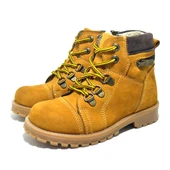 Rakerplus Minotor Hakiki Deri Sarı Fermuarlı Çocuk Bot thumbnail 4