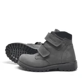 Rakerplus Sentor Hakiki Deri Gri Kürklü Cırtlı Çocuk Bot thumbnail 4