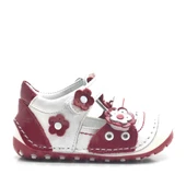 Nino Hakiki Deri Kırmızı Cırtlı Yazlık İlk Adım Ayakkabı thumbnail 2