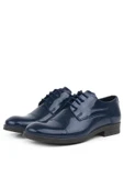 Rakerplus Lacivert Rugan Bağcıklı Çocuk Oxford Klasik Ayakkabı thumbnail 2