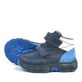 Rakerplus Hakiki Deri Lacivert Cilt Kürklü Bebek Spor Bot Ayakkabı - 5