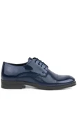 Rakerplus Lacivert Rugan Bağcıklı Çocuk Oxford Klasik Ayakkabı thumbnail 3
