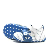 Nino Hakiki Deri Mavi Cırtlı Yazlık İlk Adım Ayakkabı thumbnail 4