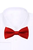 Kırmızı Ayarlanabilir Saten Bebek ve Çocuk Papyonu thumbnail 1