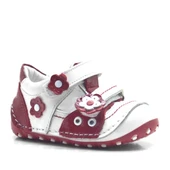 Nino Hakiki Deri Kırmızı Cırtlı Yazlık İlk Adım Ayakkabı thumbnail 1