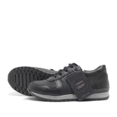 Rakerplus Hakiki Deri Siyah Fermuarlı Erkek Çocuk Spor Okul Ayakkabı - 4