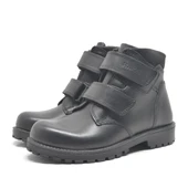 Rakerplus Sentor Hakiki Deri Siyah Kürklü Cırtlı Çocuk Bot thumbnail 3