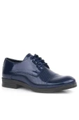 Rakerplus Lacivert Rugan Oxford Bağcıklı Klasik Çocuk Ayakkabı thumbnail 2