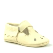 Bubbles Hakiki Deri Bej Lastikli Bebek Patik thumbnail 2