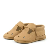 Bubbles Hakiki Deri Kahverengi Lastikli Bebek Patik thumbnail 4