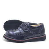 Rakerplus Lacivet Rugan Cırt Cırtlı Günlük Erkek Bebek Ayakkabı - 4