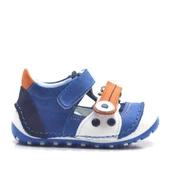 Nino Hakiki Deri Turuncu Cırtlı Yazlık İlk Adım Ayakkabı thumbnail 2