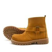 Rakerplus Chiron Hakiki Deri Sarı Fermuarlı Unisex Çocuk Çizme thumbnail 5