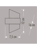 12W Gozo LED Aplik GÜNIŞIĞI (Dış Mekan) Duvar Montajlı CT-7044 - 2