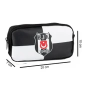Beşiktaş 2 Bölmeli 1903 Logo Baskılı Suni Deri Kalemlik (25363) - 2