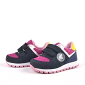 Rakerplus Hakiki Deri Lacivert Cırtlı Kız Bebek Spor Ayakkabı thumbnail 3