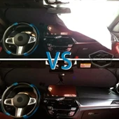 Oto Katlanabilir Premium Ön Güneşlik Ön Arka Cam Gölgelik Metalize Yeni Nesil Güneş Koruyucu Oto Araba Suv Tır 69 cm x 149 cm - 6