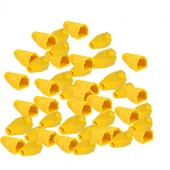 sarı Rj45 cover plastik Koruyucu kılıf  cat5,cat6 uyumlu 100 ad. thumbnail 5