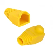 sarı Rj45 cover plastik Koruyucu kılıf  cat5,cat6 uyumlu 100 ad. thumbnail 1