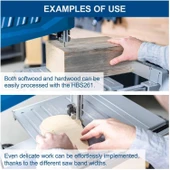 Scheppach HBS261 550 W Şerit Testere Makinesi - 2