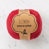 Loren Natural Cotton Vişne Çürüğü El Örgü İpi - R099 - 33912 thumbnail 1