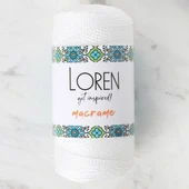 Loren Macrame Beyaz El Örgü İpi - RM 002 - 34324 thumbnail 1