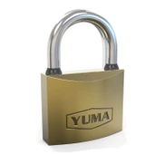 Yuma Sarı Kaplama Döküm Kısa Asma Kilit 38mm - 1