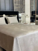 NİVEMESHOME YATAK ÖTÜSÜ ÇİFT KİŞİLİK 240X260 BEJ TOSKANA - 4
