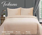 NİVEMESHOME YATAK ÖTÜSÜ ÇİFT KİŞİLİK 240X260 BEJ TOSKANA - 6