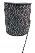 Bileklik ipi, Hediye Paketleme ipi, Şans, Bereket, Aşk, Şifa, Güç 1 mm Pamuk  1 metre Siyah - 1