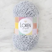Loren Lamb Gri El Örgü İpi - R020 - 34422 thumbnail 1