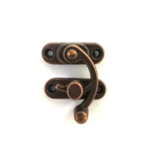 Yay Gözü, Ahşap Kutu Klipsi - Büyük 37x45 mm, Antik, 1 Adet - 1