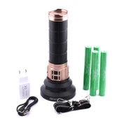 El Feneri 6000 Lümen Uzun Menzil 100W Şarjlı Powerbank Ledli Işık Kafa Lambası Su Geçirmez Kamp thumbnail 2