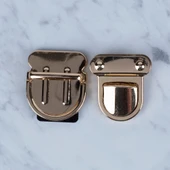 Loren Metal Çanta Kilidi Büyük Sarı thumbnail 1