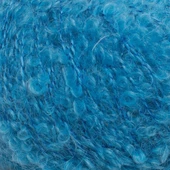 La Mia Alpaca Boucle 50 Gr Mavi El Örgü İpi - L339 - 34390 thumbnail 2
