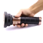 El Feneri 6000 Lümen Uzun Menzil 100W Şarjlı Powerbank Ledli Işık Kafa Lambası Su Geçirmez Kamp thumbnail 6