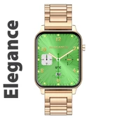 Elegance Akıllı Saat Alüminyum Kasa Metal Kordon Rosegold - 1