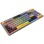 Rampage CYCLONE Gri/Siyah/Sarı USB RGB Aydınlatmalı Q Compact Membrane Gaming Oyuncu Klavye - 3