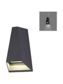 Ct 7063 Malta Ledli Duvar Armatür 2x3 W Siyah Kasa Günışığı 3200k - 1